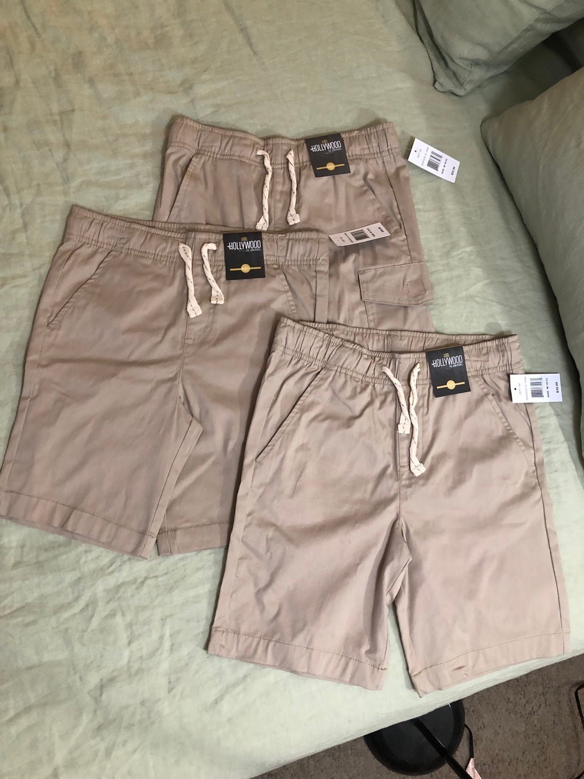 ☄️Boys Bundle Khaki Shorts School Uniform Size M 10/12