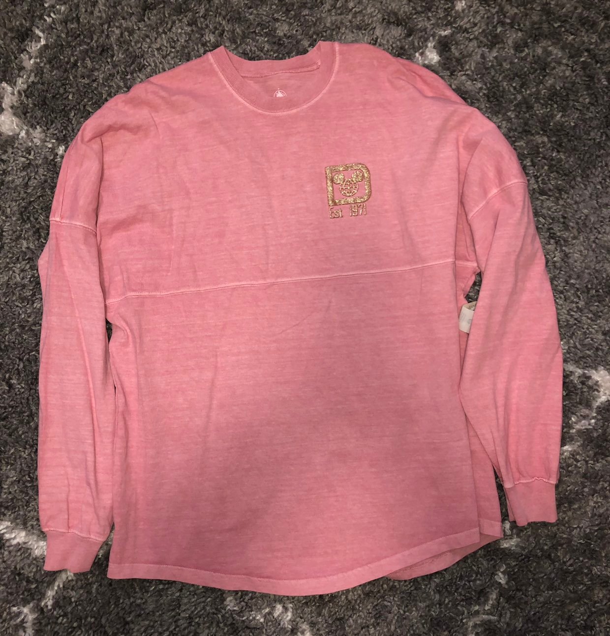 L womens rose gold spirit jersey