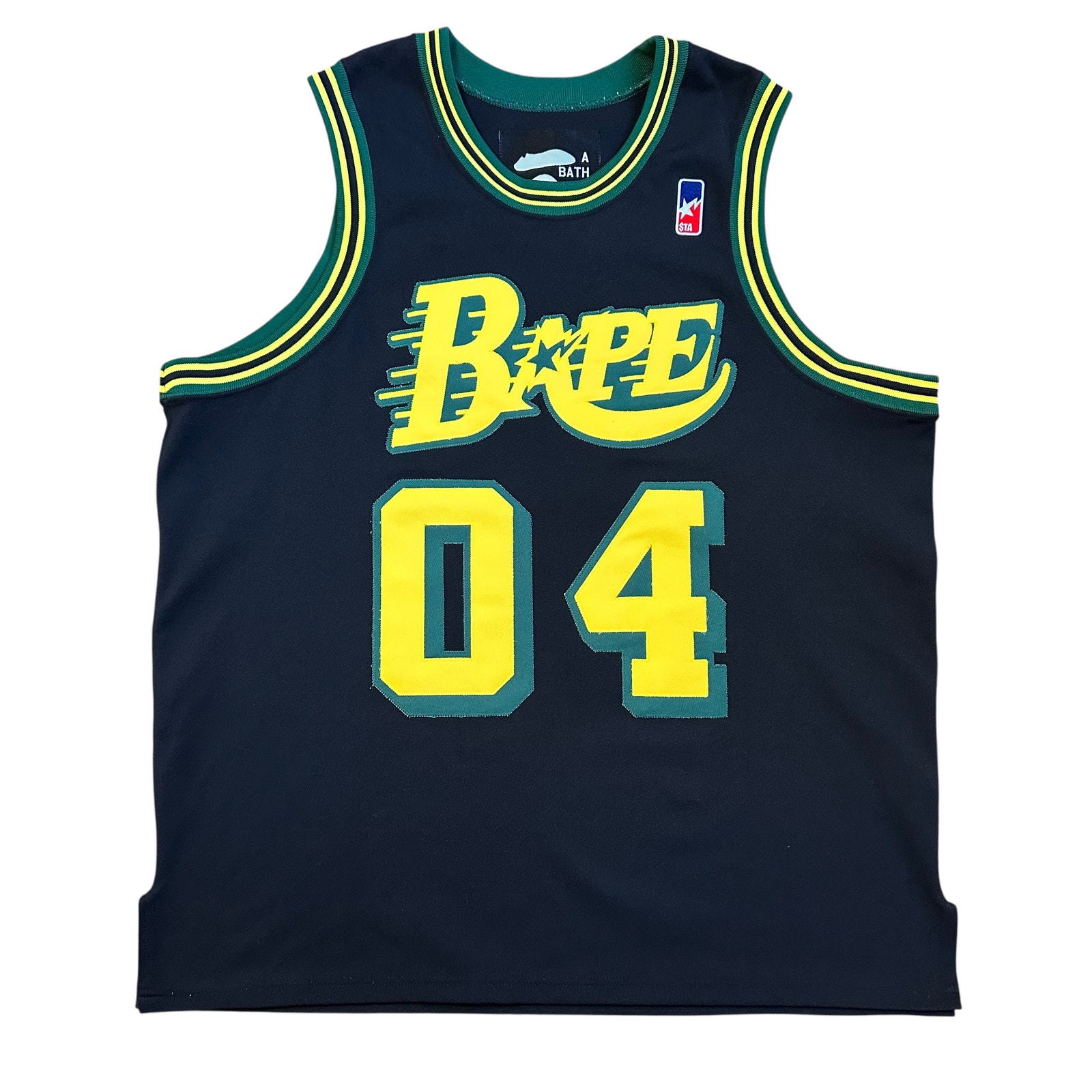 L Bape Sta!! Jamaica Basketball Jersey