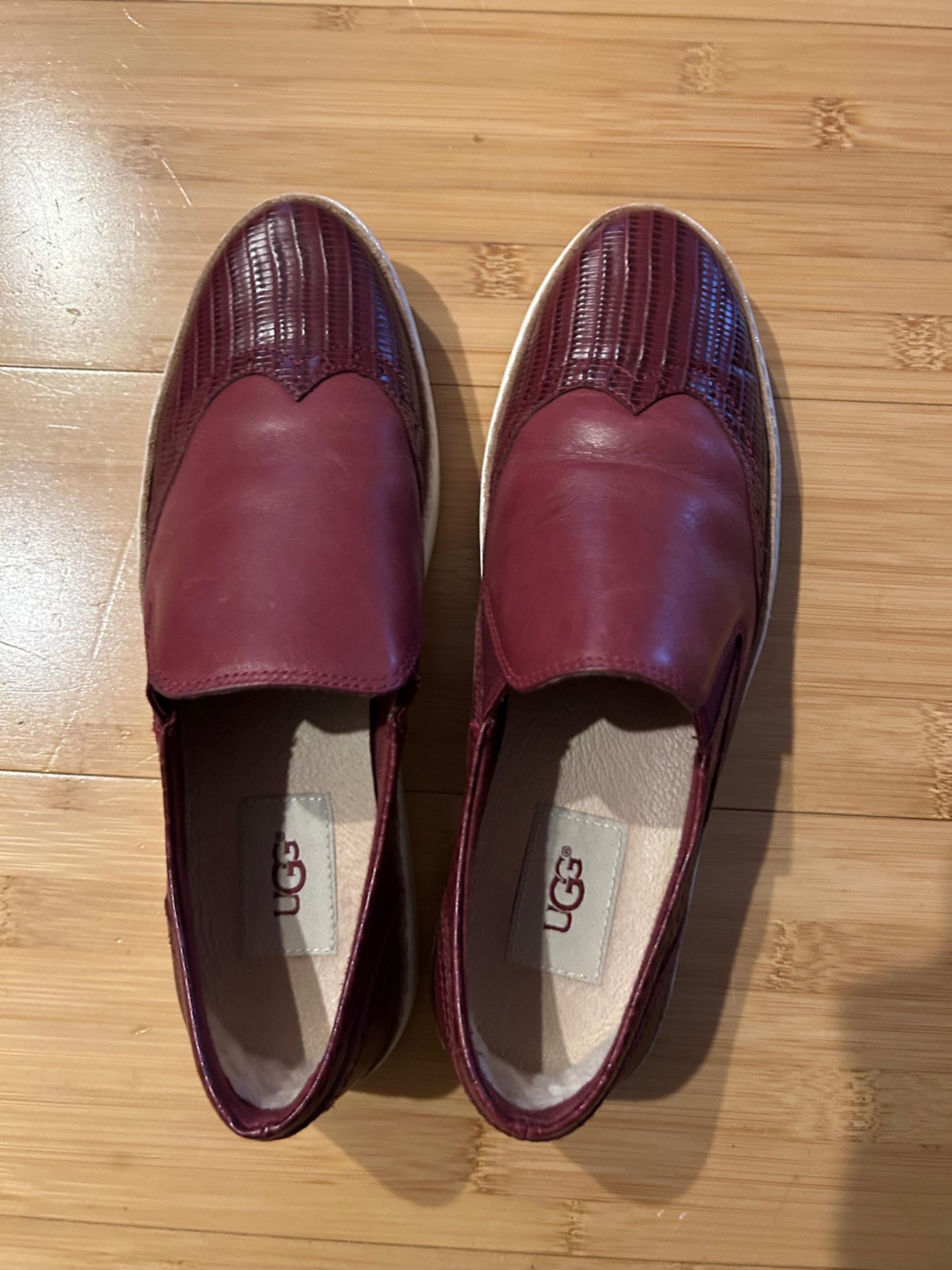 UGG leather flats