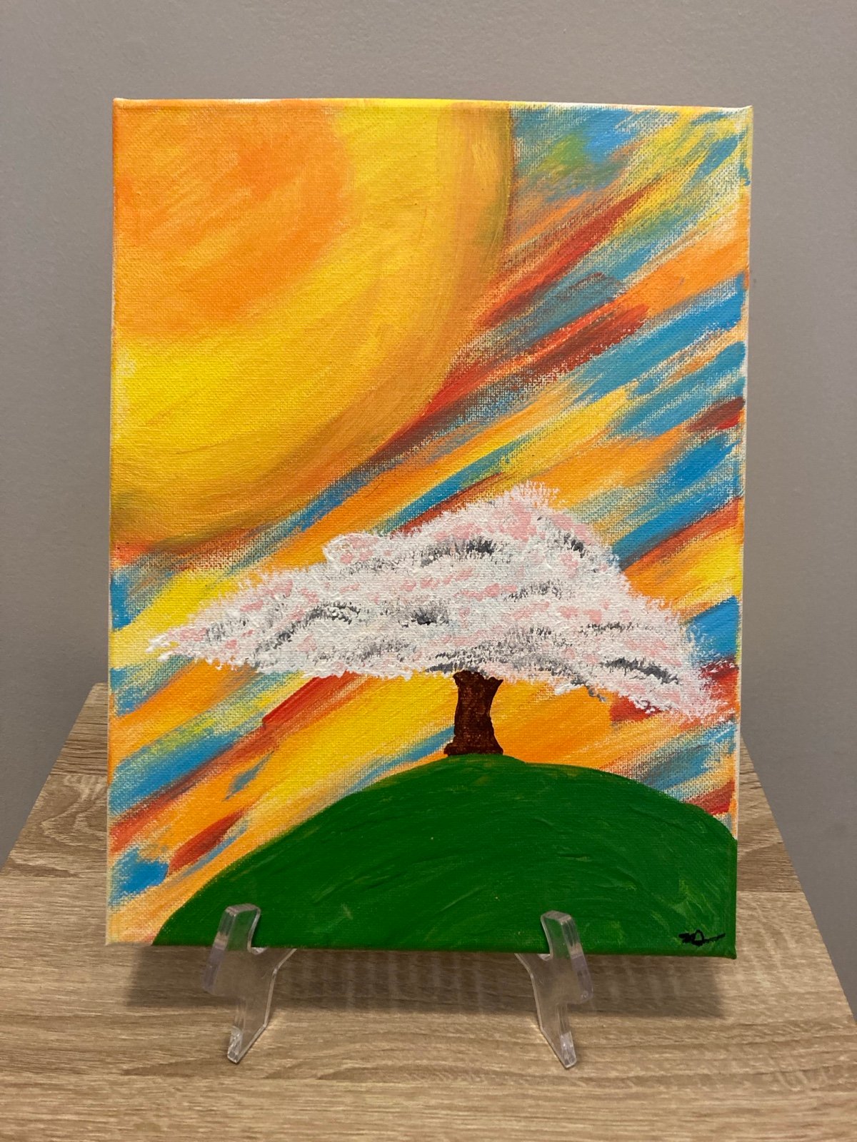 Original Acrylic Painting on Canvas (9”x12”)
