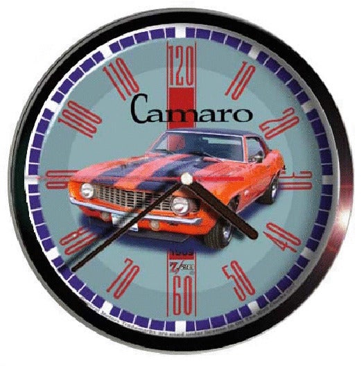 1969 Chevrolet Chevy Camaro orange E017or WALL CLOCK