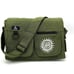 Swirl Embroidered Messenger Laptop Bag