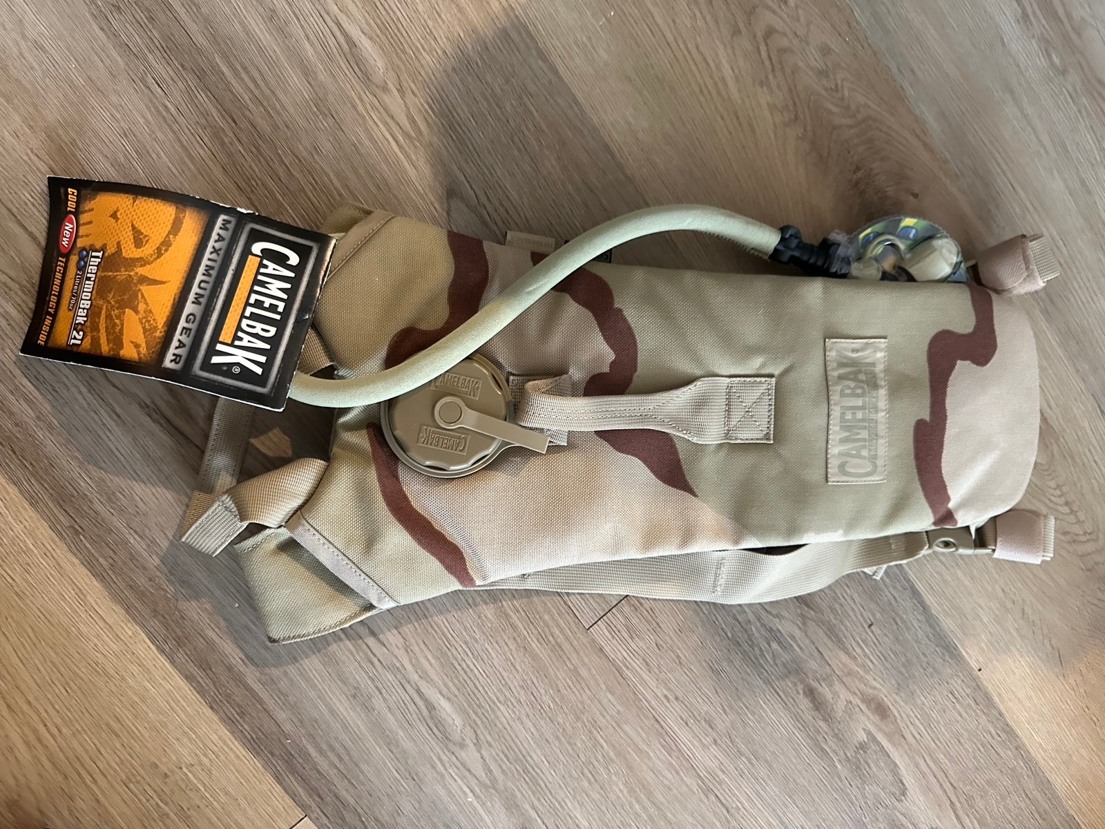 NEW Camelbak ThermoBak Hydration Pack, 2L, Desert, 2nd Pattern