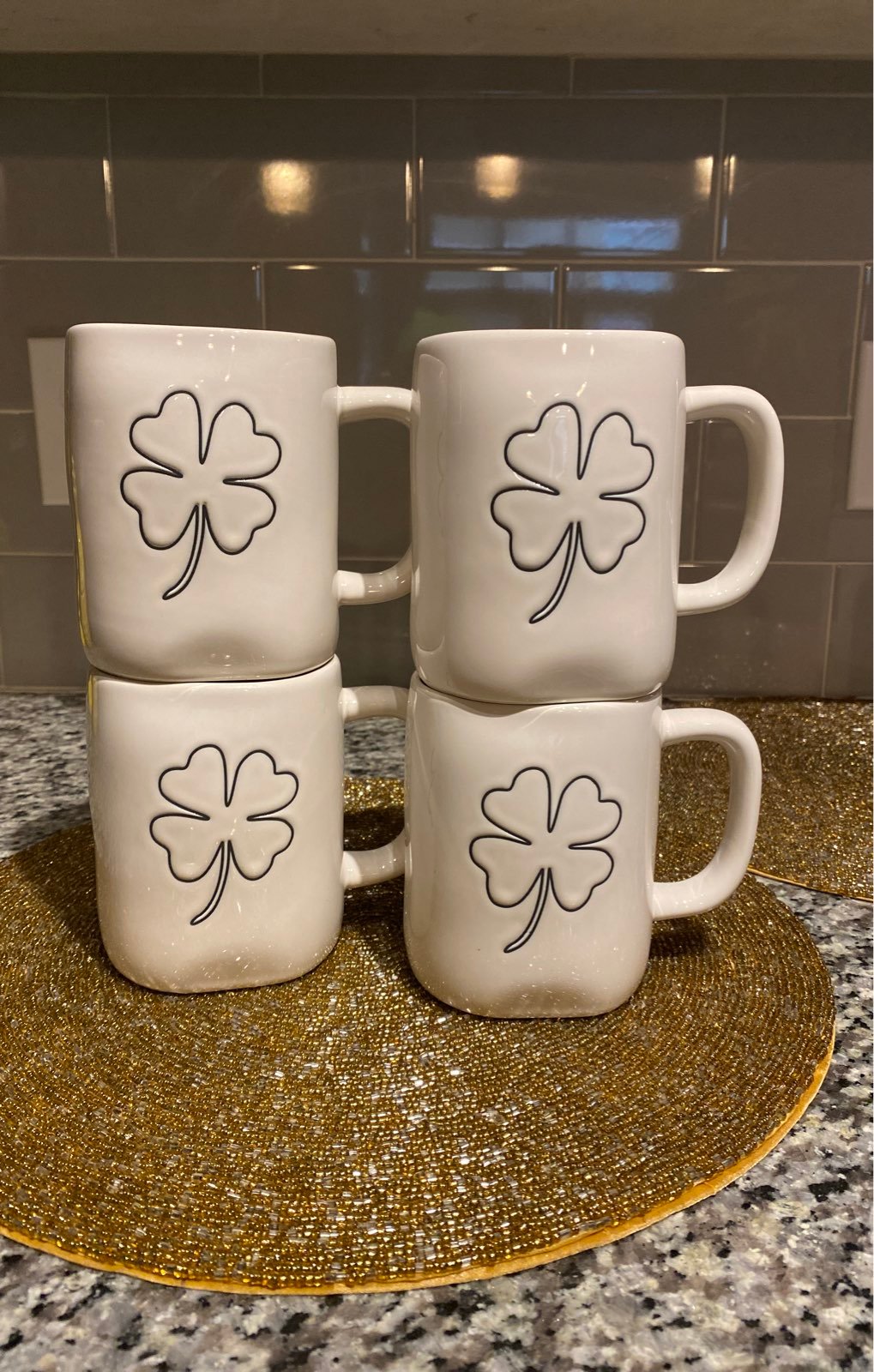 Rae Dunn st patricks day Mugs