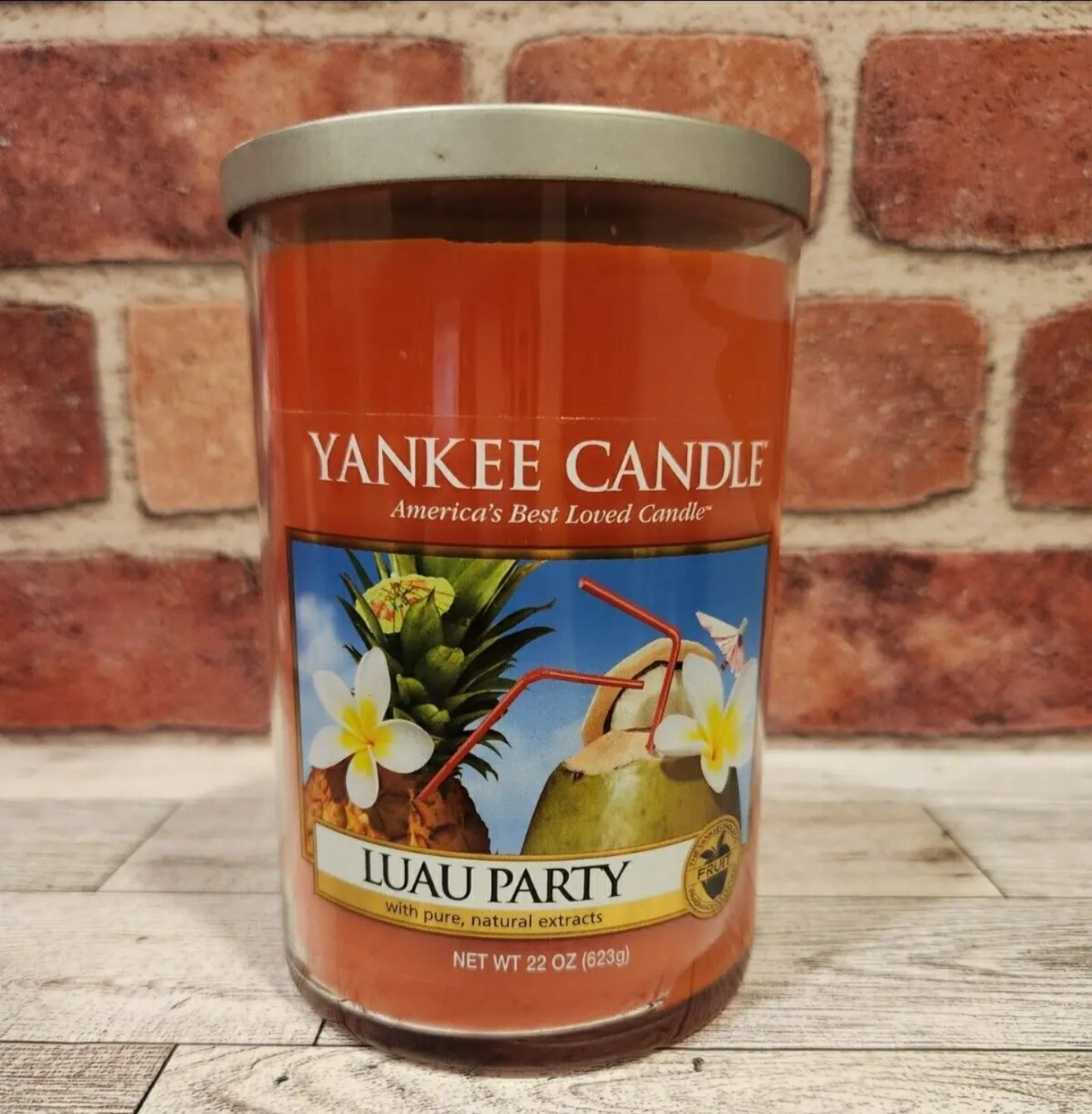 RARE LUAU PARTY 22oz 2wick Large Tumbler Yankee Candle