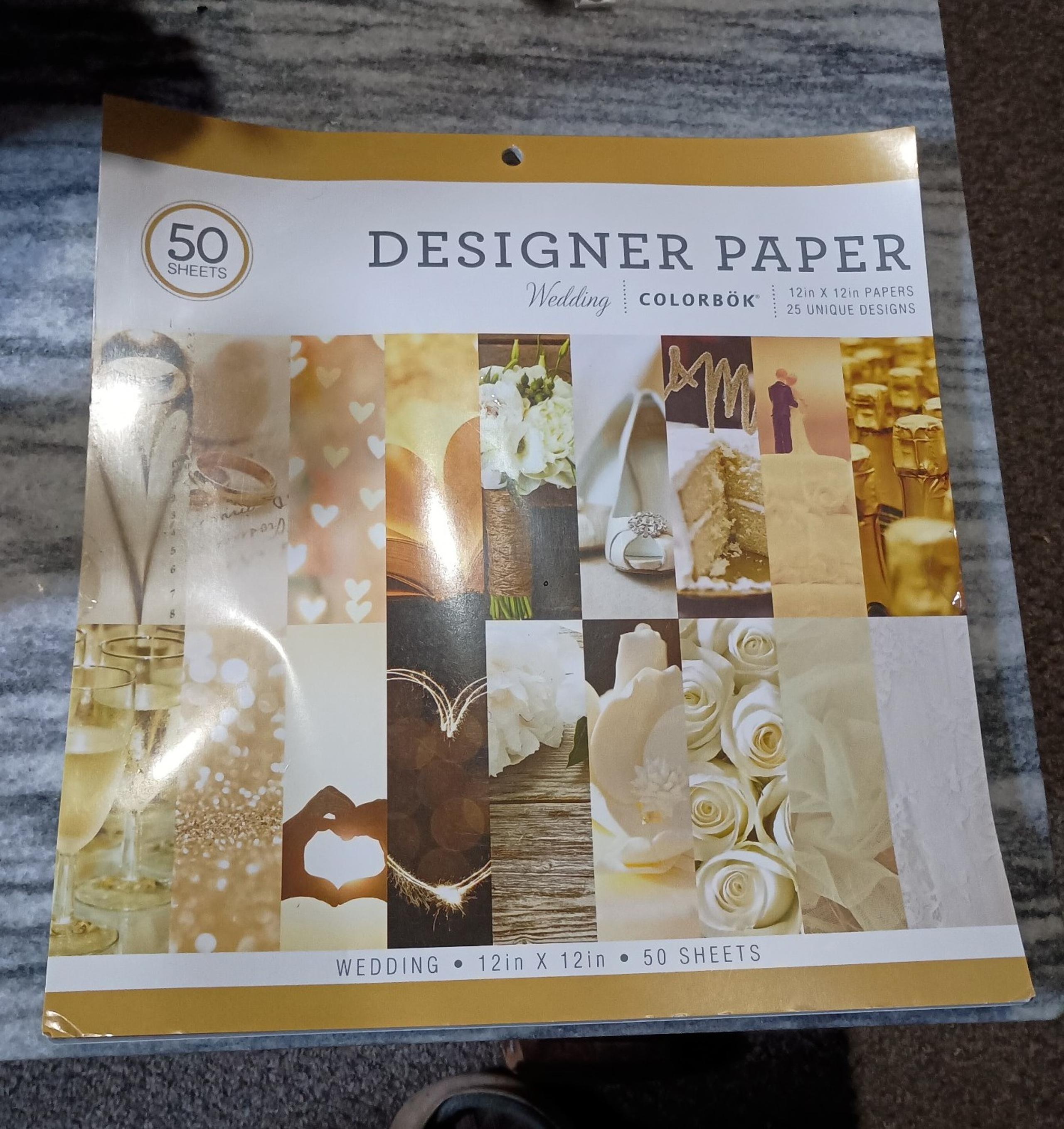 Scrapbook Wedding Paper