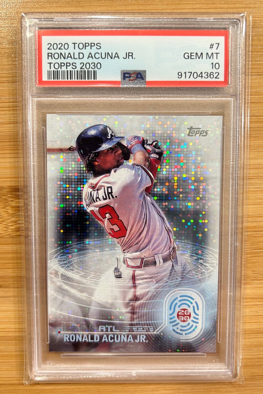 2020 Topps 2030 Ronald Acuna Jr. Atlanta Braves #T2030-7 PSA 10