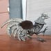 Rare Vintage Brass Chickens