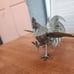 Rare Vintage Brass Chickens