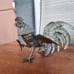 Rare Vintage Brass Chickens