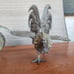 Rare Vintage Brass Chickens