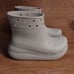 Crocs Adult Crush Waterproof Lightweight Boot Bone Women's Size 10 Men's Size 8