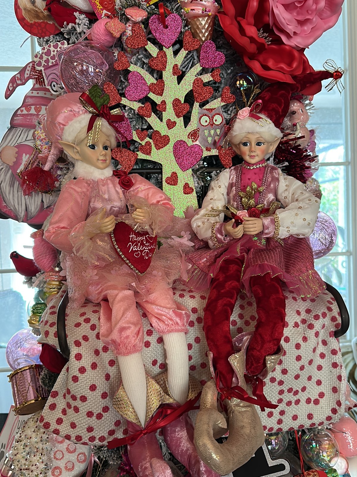 Valentines elf shelf sitter