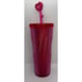 Starbucks Disneyland Red Pink Studded Heart Valentine's Day Cup Tumbler 24 oz