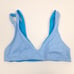 L*Space One Wave Bikini Top in Aurora Electric Blue Reversible Size Small NWT