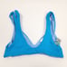 L*Space One Wave Bikini Top in Aurora Electric Blue Reversible Size Small NWT