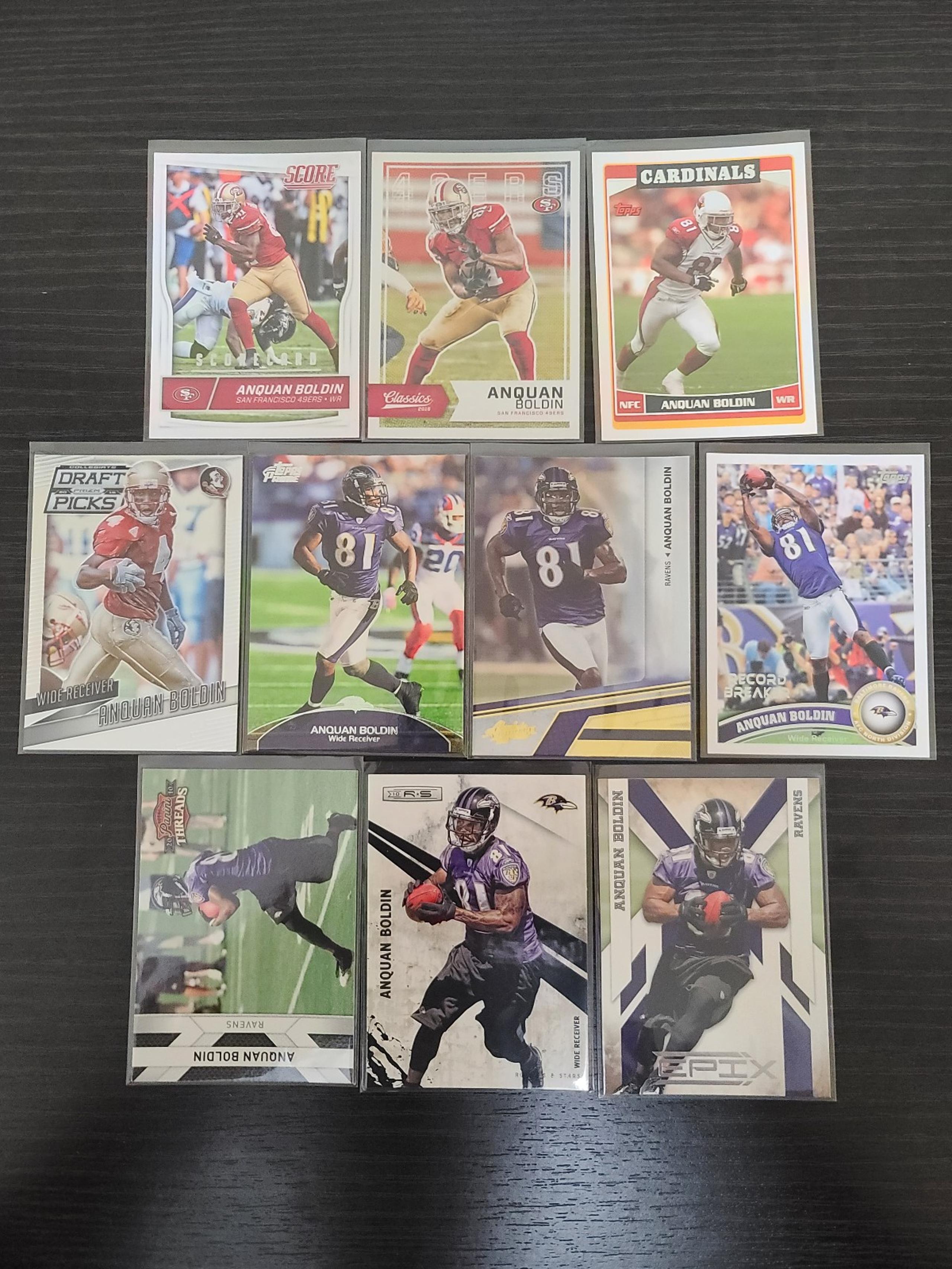 Anquan Boldin NFL football cards