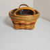 Longaberger handwoven Autumn Reflections Small Daily Blessings Basket Liner