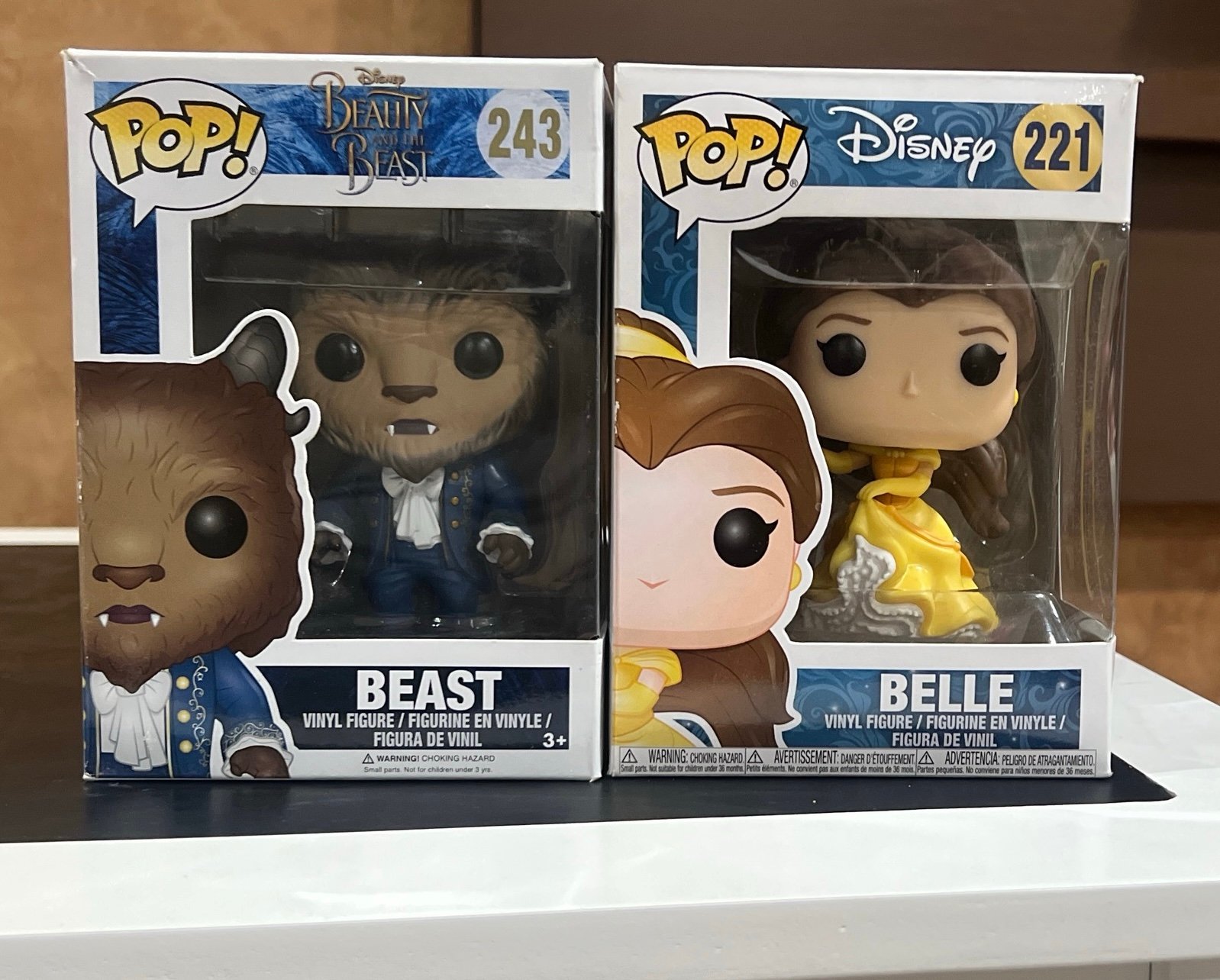 Funko Pop Disney Beauty and the Beast ( 243 and 241)