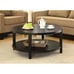 OSP Home Furnishings Work Smart Merge 36 Round Coffee Table. Black #55350