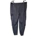 Chicos The Ultimate Fit Black Silk Cargo Elastic ANKLE Pants