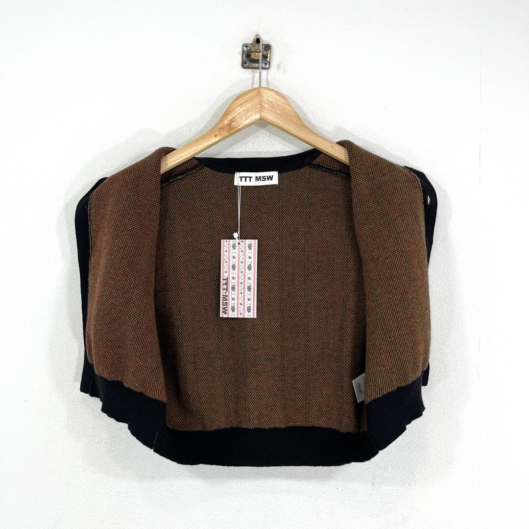 【新品】TTT MSW 22SS Flower Jacquard Vest TTT MSW Flower Jacquard Knit Vest
