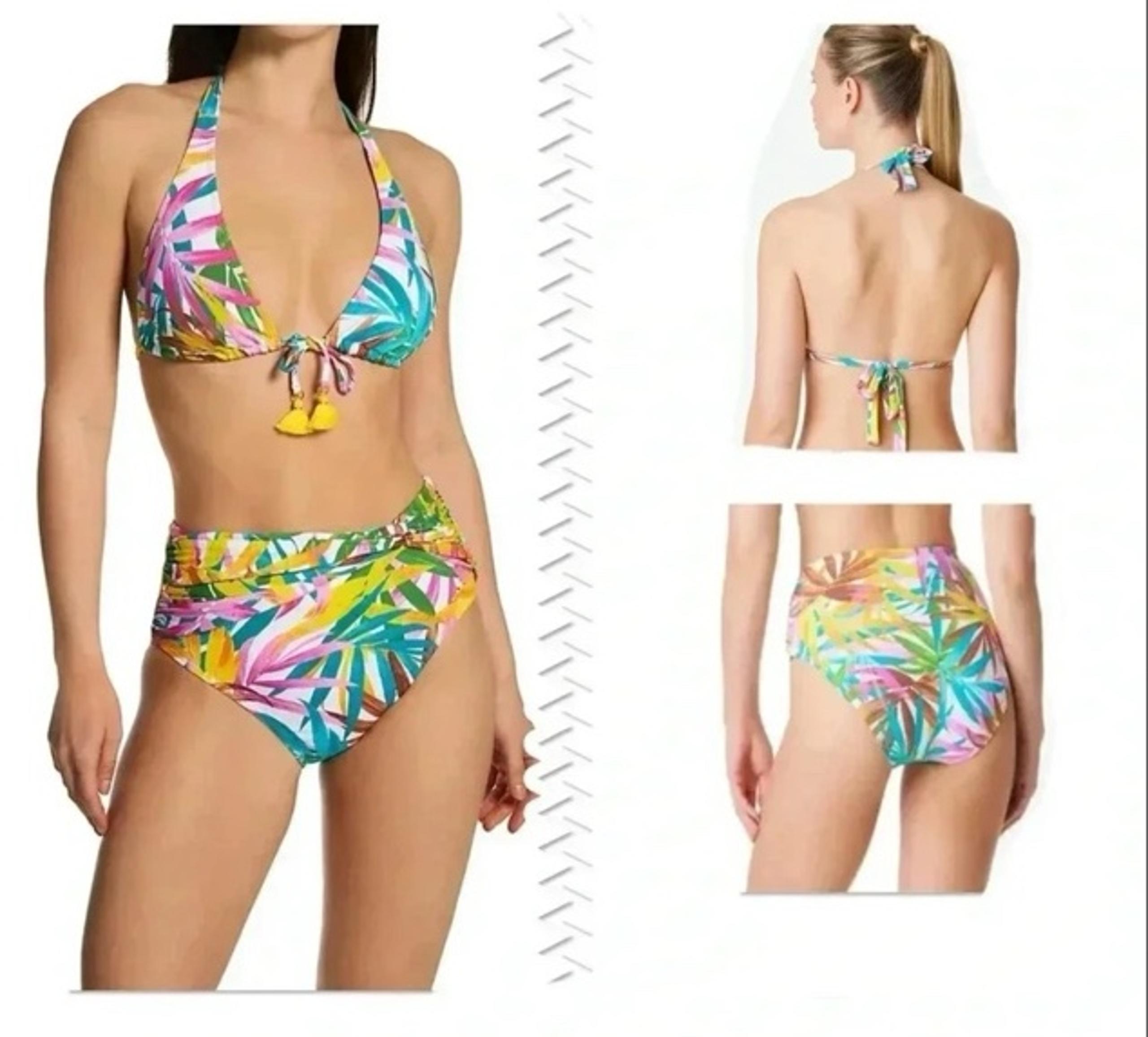 Bleu Rod Beattie Fantasy Island Tall Triangle Top and Bikini Bottom Size 10