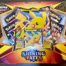 2 Shining Fates Pikachu V Box