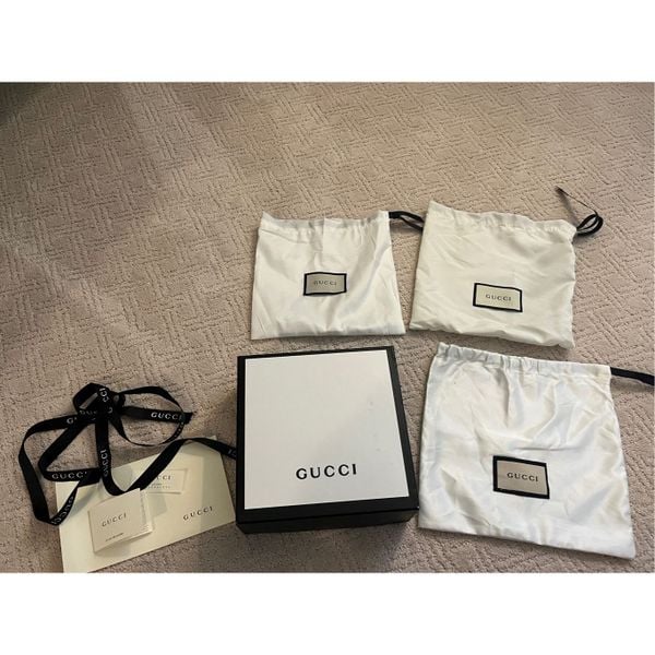 Gucci dust bag and box new arrivals