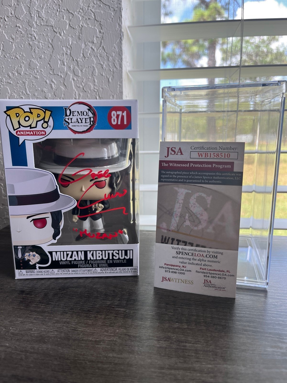 Muzan Kibutsuji signed Funko Pop
