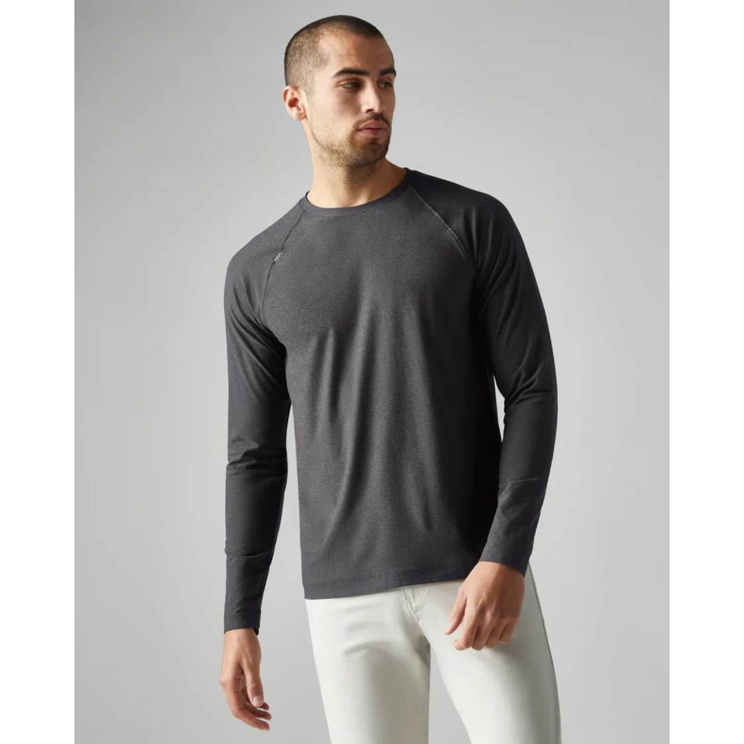 Men's Rhone Reign Long Sleeve Soft Sweat Wicking Top Size L