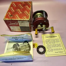 Vintage LANGLEY Lurecast Model 330 KC Casting Fishing Reel USA With Box + Papers