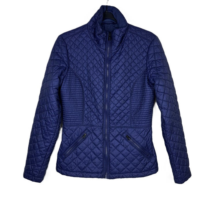 The North Face Women's Quilted Insulated Luna Jacket Coat Blue Medium