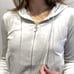 Juicy couture crystals velour hoodie M