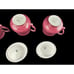Lord & Taylor Vintage 4 Teacups with Lids and Serving Tray Set Japan Ceramic