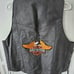Vintage 90's Genuine Leather Biker Vest