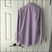 Peter Millar Mens Nanoluxe Purple Gingham Dress Shirt Long Sleeve Size 16 Long,