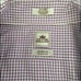 Peter Millar Mens Nanoluxe Purple Gingham Dress Shirt Long Sleeve Size 16 Long,