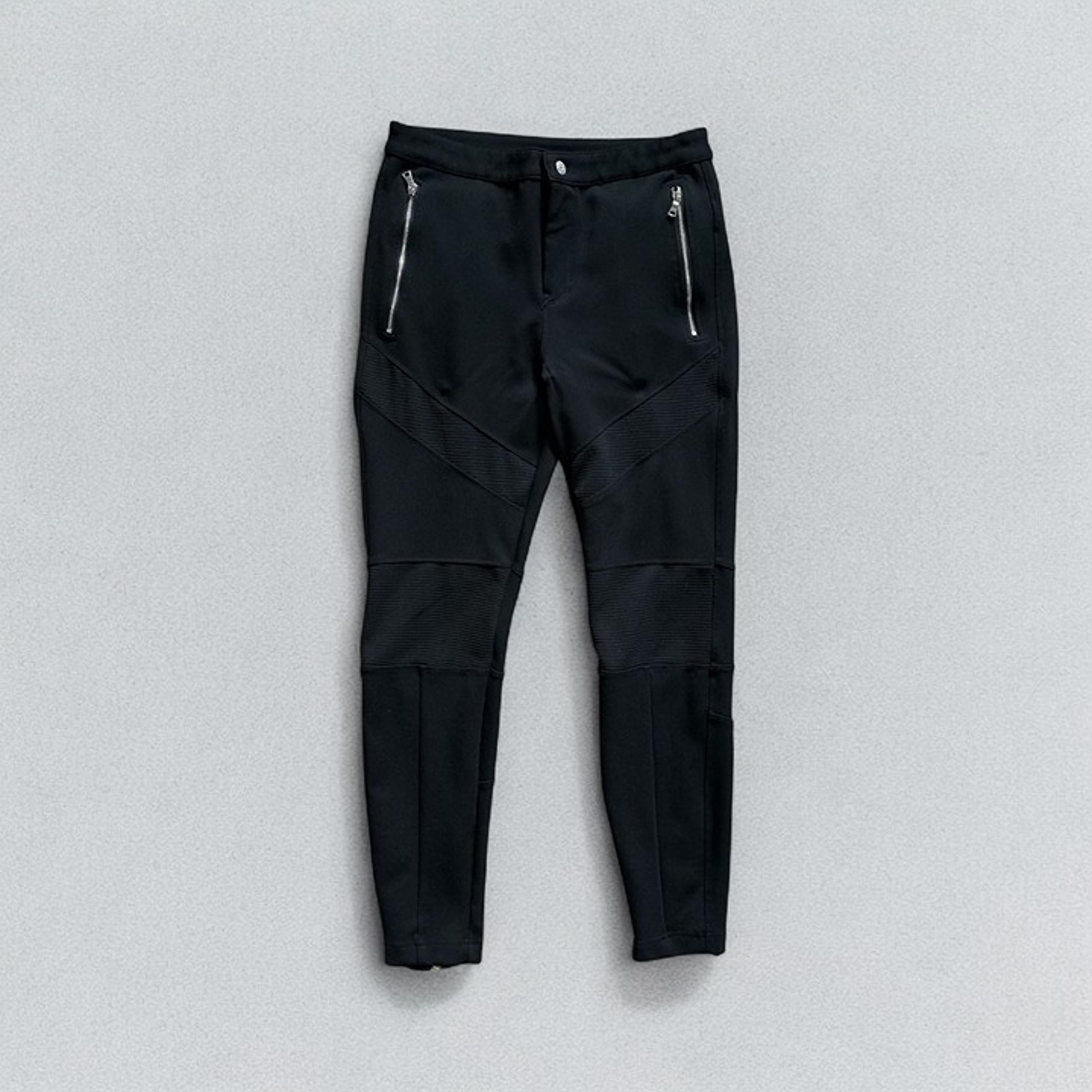 Gap Womens Moto Legging S Black Zippered Detail Stretch Pants Edgy Biker Ribbed