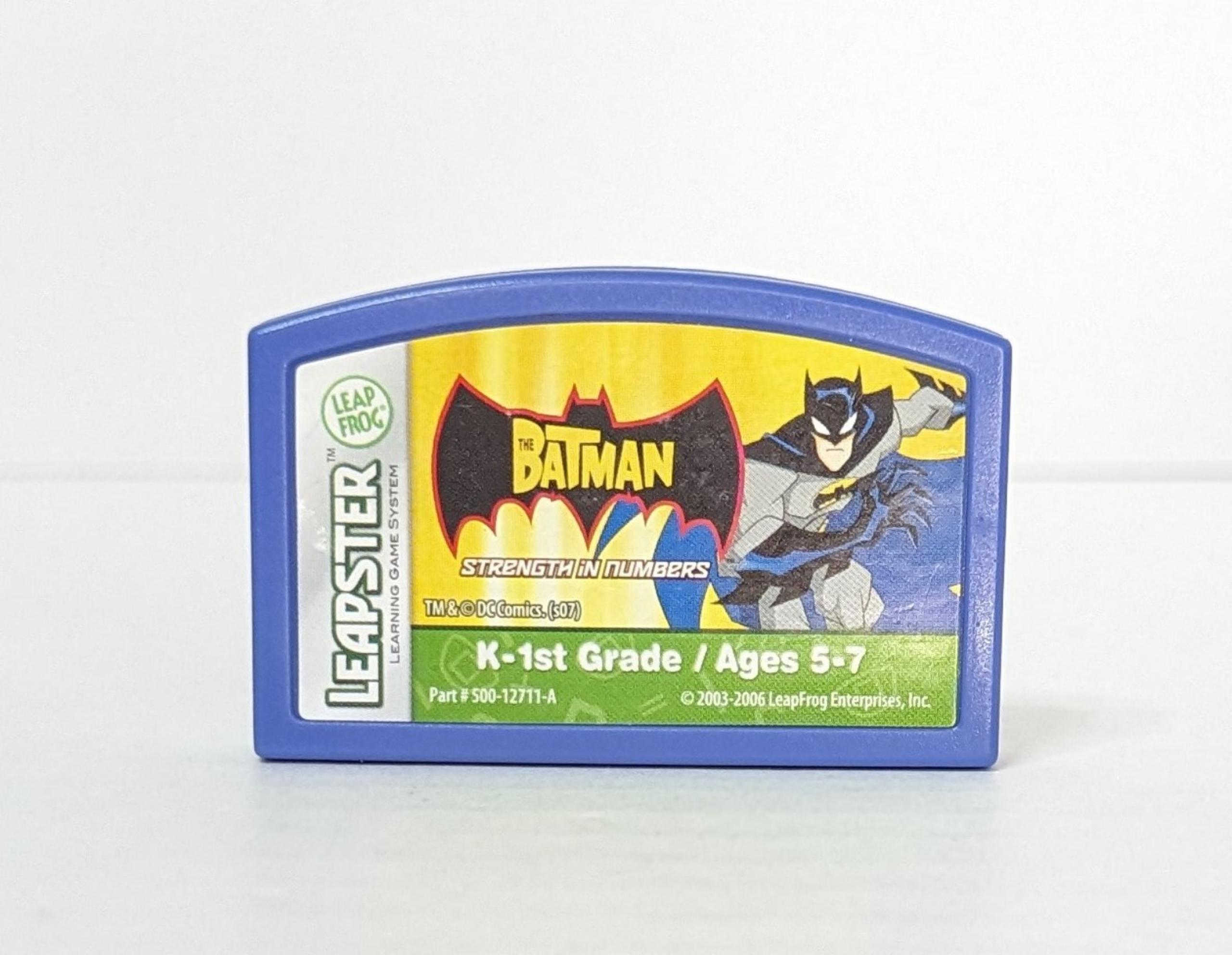 Leapster The Batman Strength in Number Game Cartridge