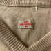 Vintage Mens 100% Cashmere Tan V Neck Sweater Size 46