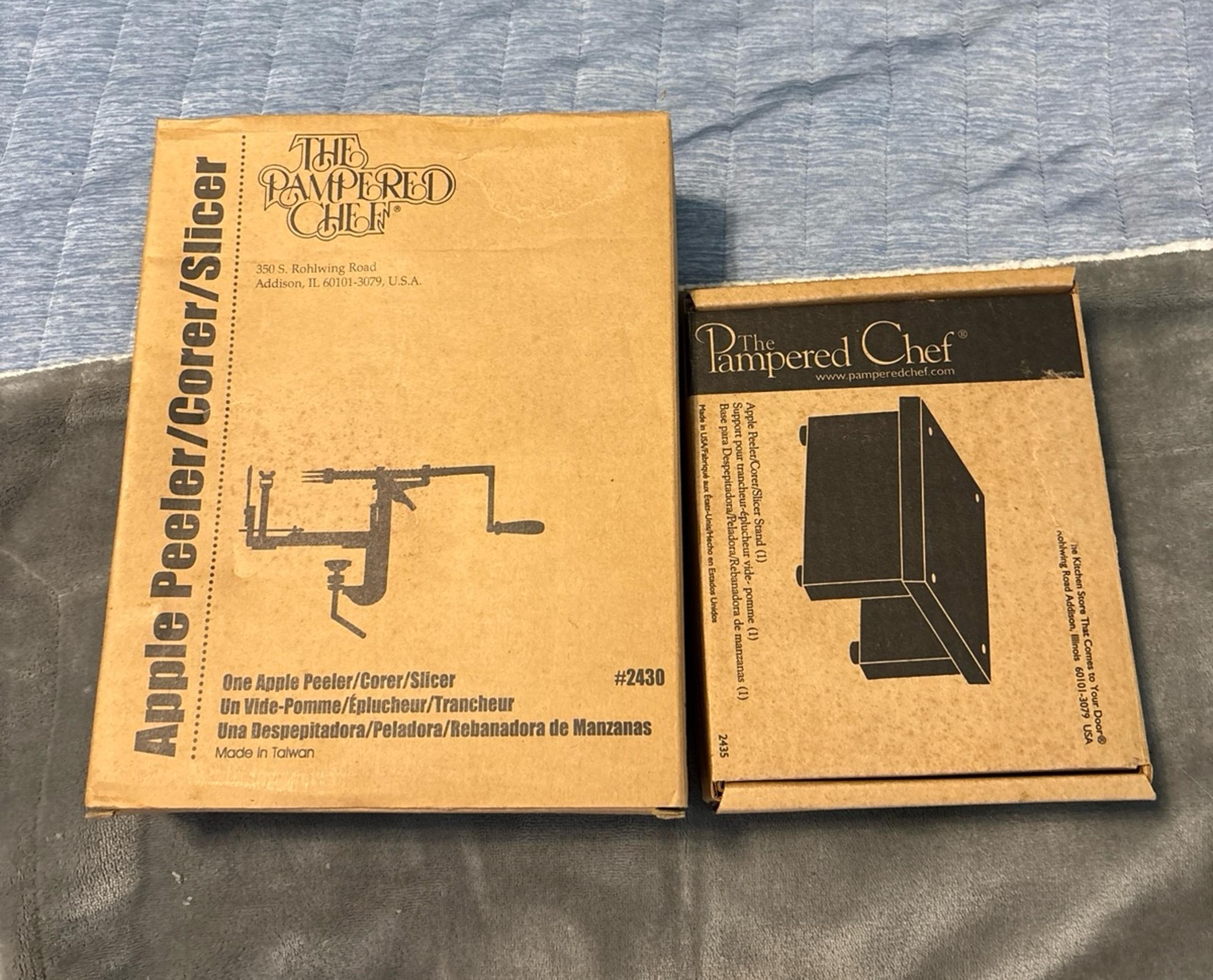 The Pampered Chef, Apple Peeler NWT