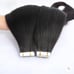 Human hair tape ins