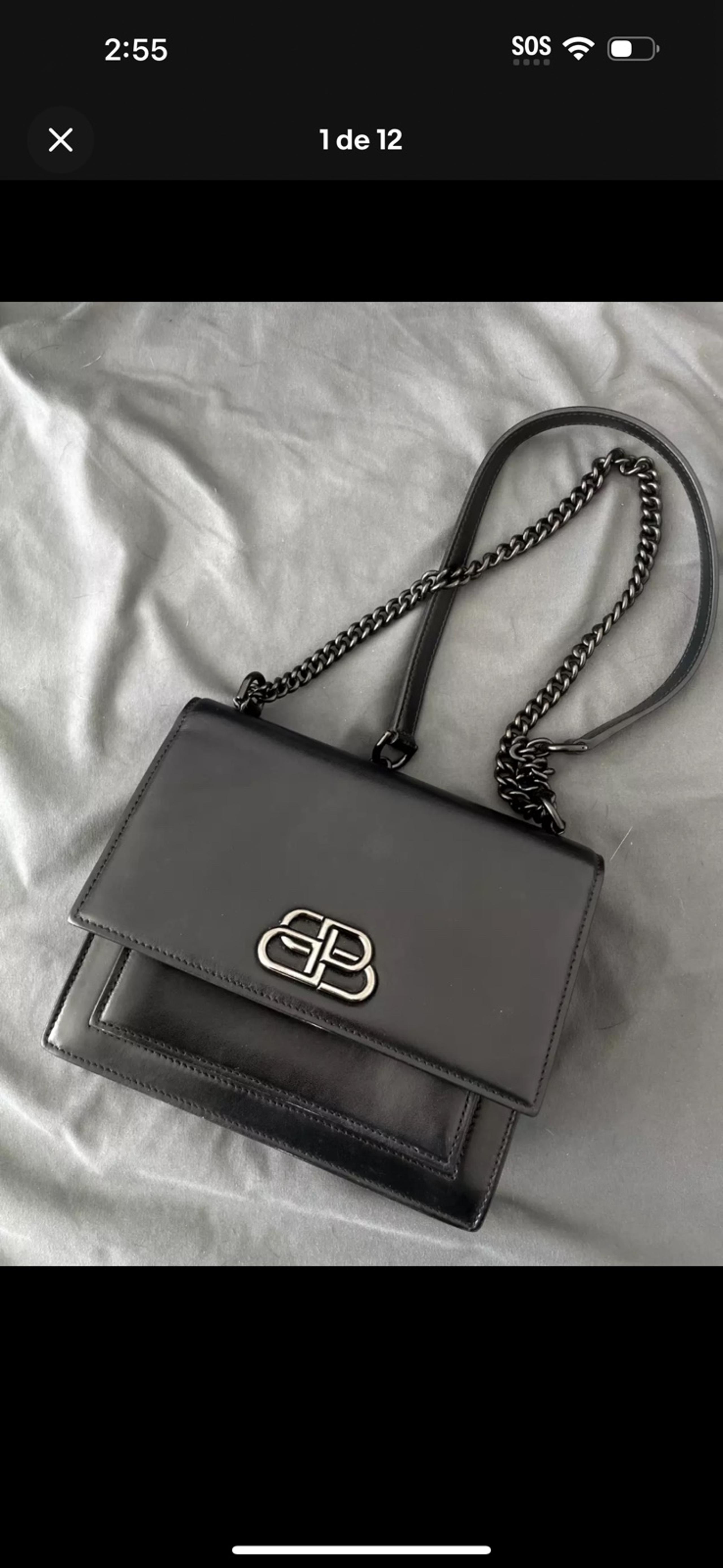 Balenciaga Sharp leather crossbody bag