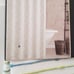 Envogue Home Designer Textured 100% Cotton Shower Curtain
