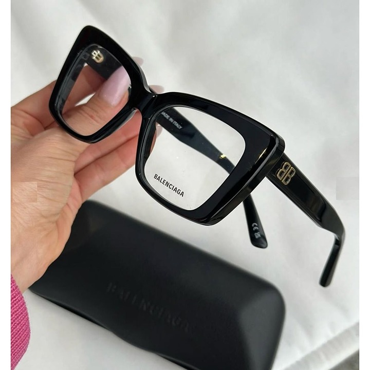 NEW Balenciaga BB0297o-001 Butterfly Eyeglasses