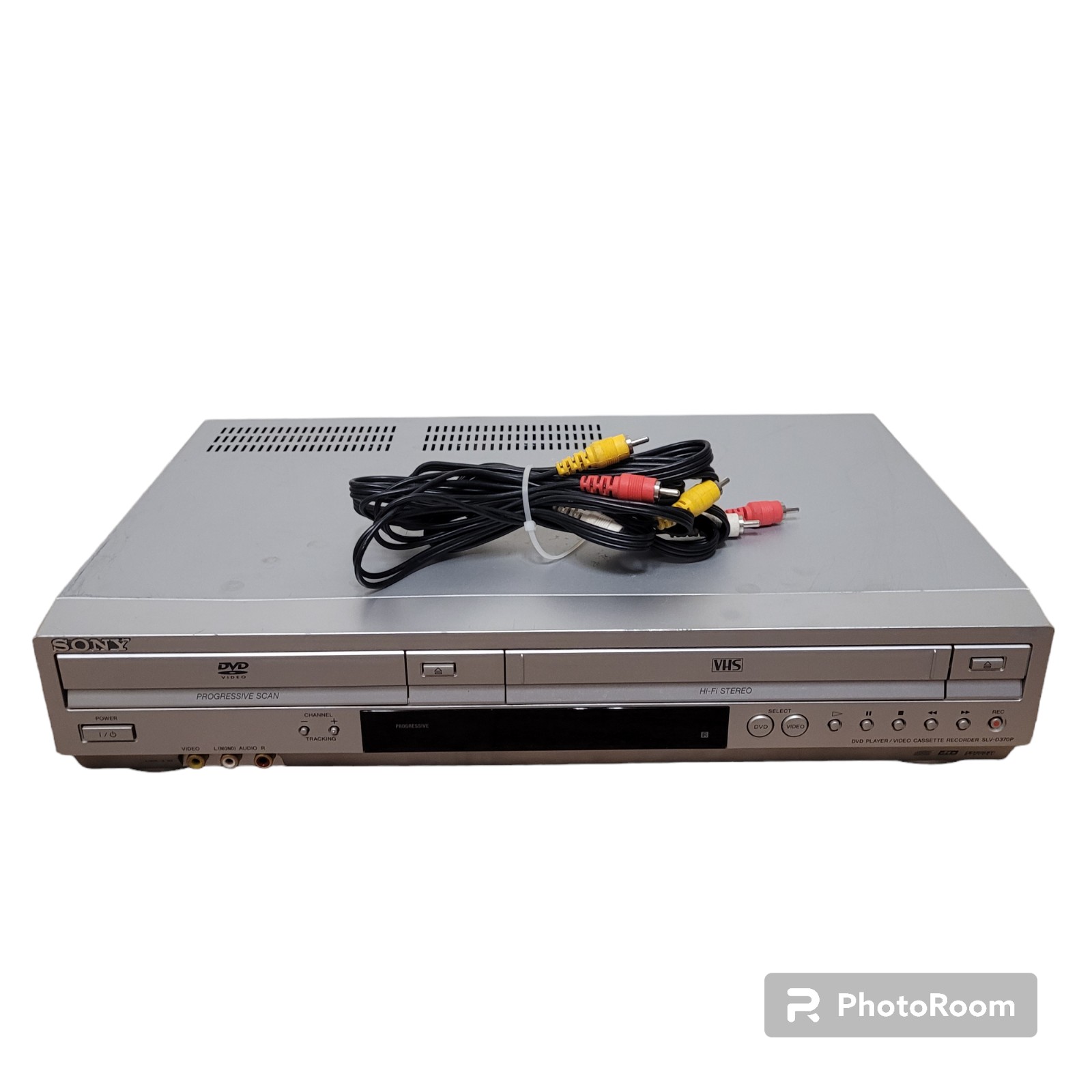 Sony SLV D370P DVD Player VHS DVD Recorder No Remote