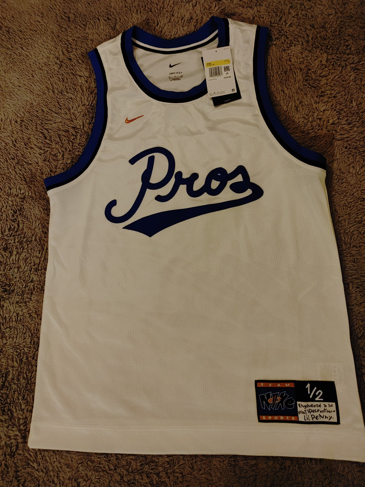 Nike Lil Penny Jersey S