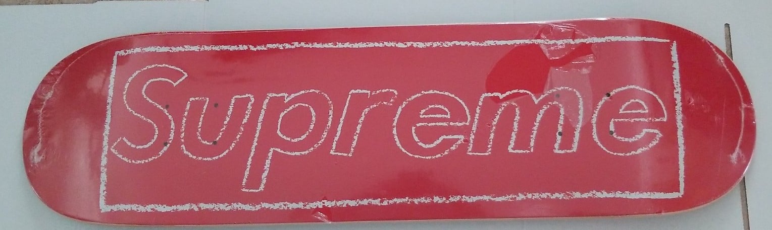 Supreme Kaws Chalk Logo Skate Deck